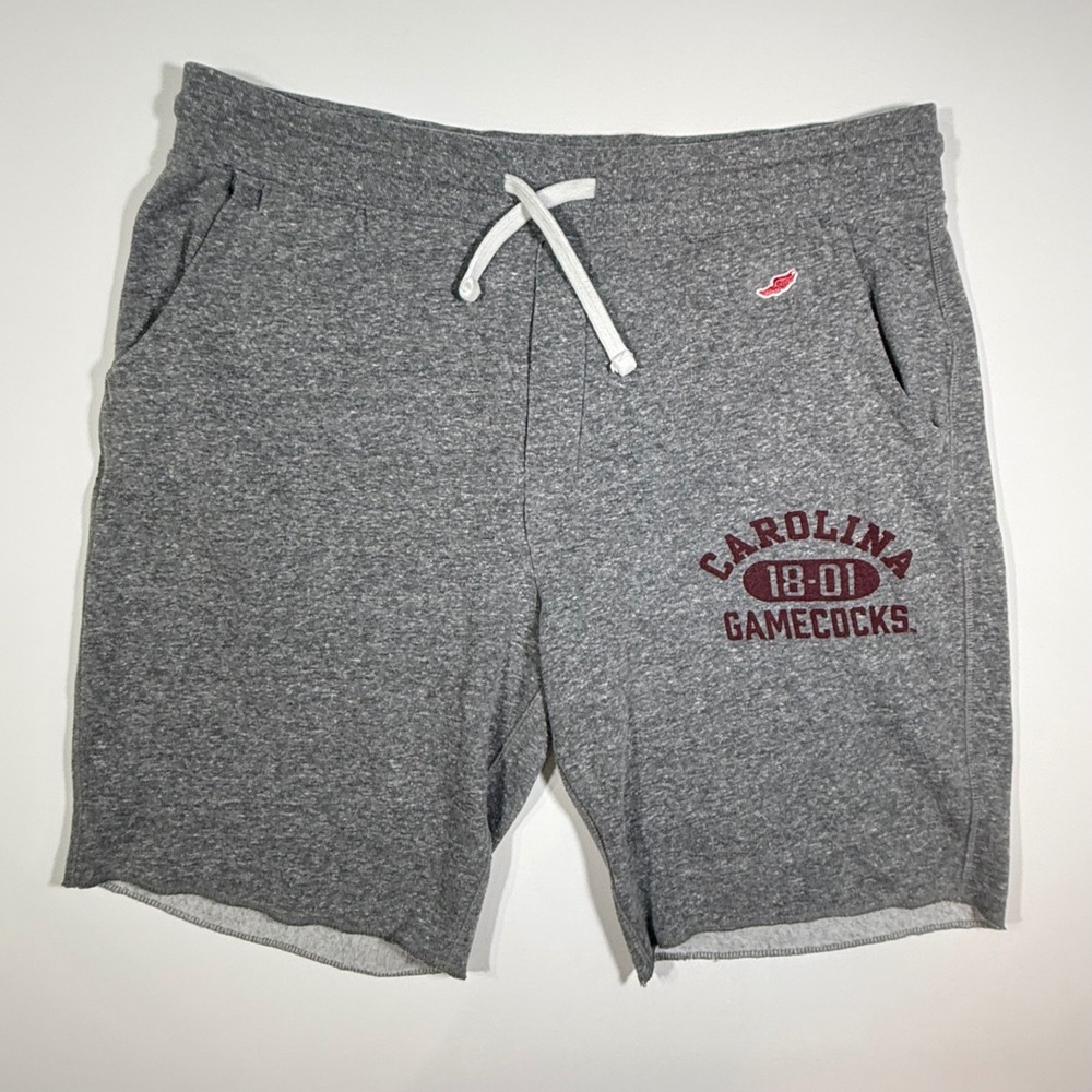 League South Carolina Gamecocks Shorts Mens 2XL Gray Athletic Gameday Loungewear